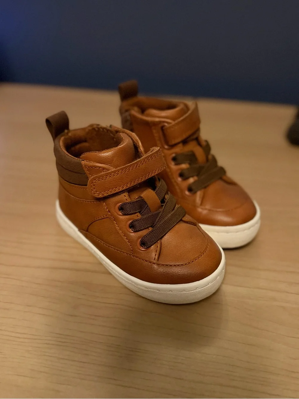 Cat & Jack Brown Toddler High-Top Boots
